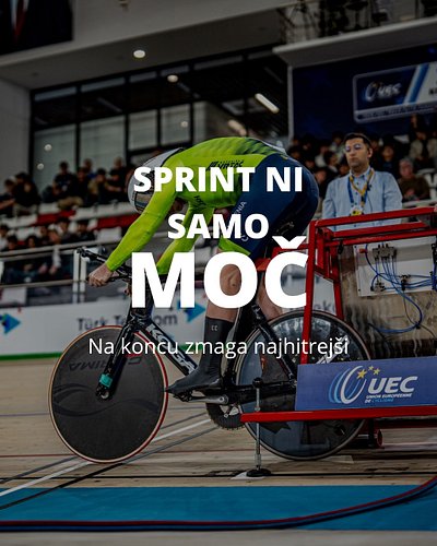 Na koncu zmaga najhitrejši. 🚴‍♂️

Na prvi pogled sprint izgleda preprosto: močno pritisneš na pedala, vstaneš iz sedeža in gr...