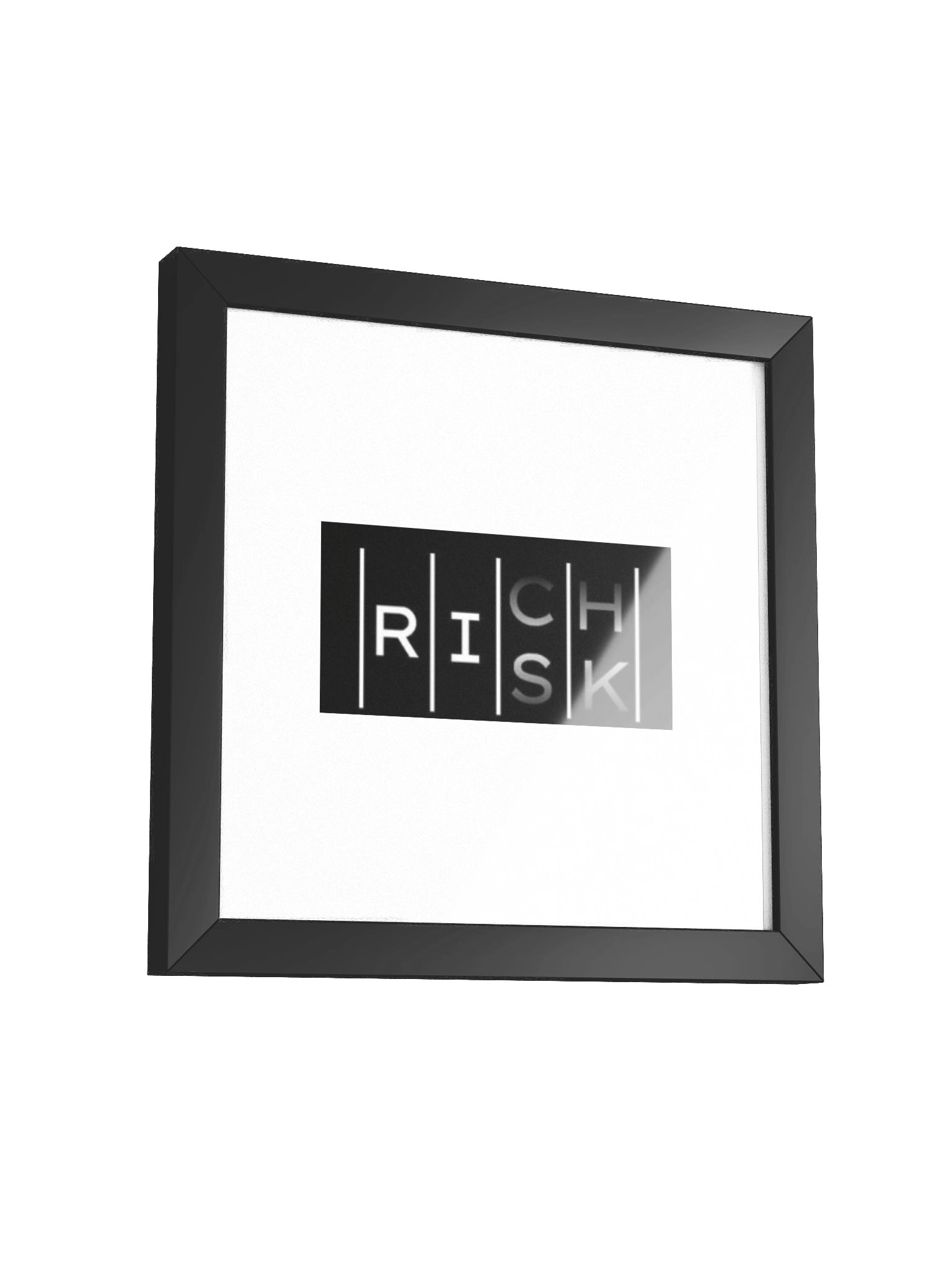 RISKxRICH Framed Matte Poster product image (4)