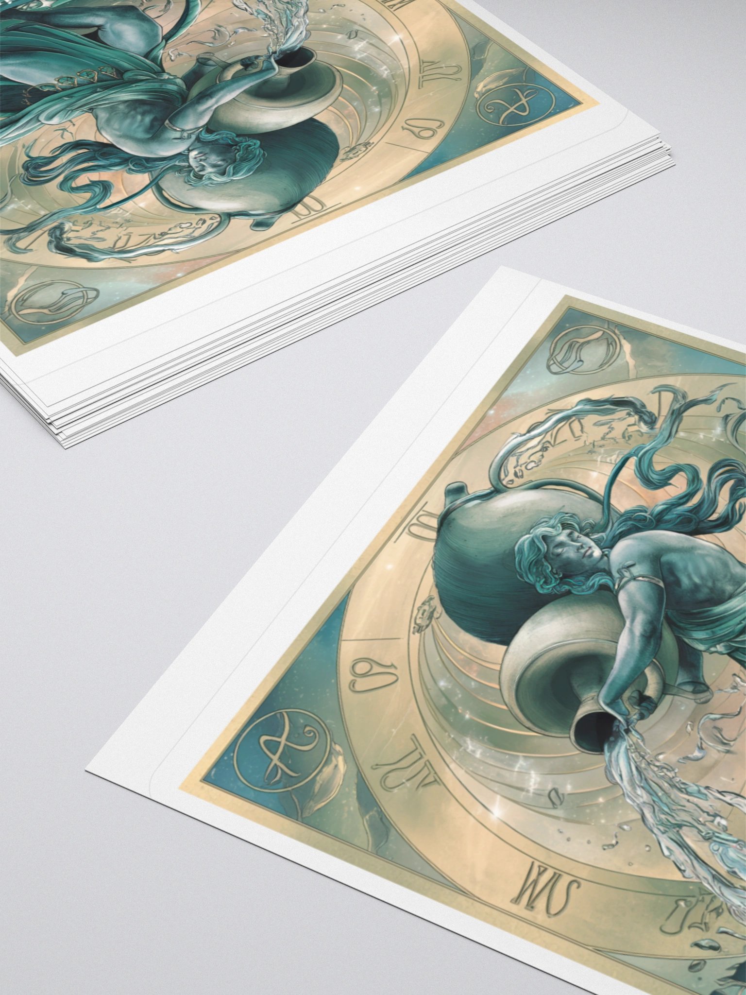 Aquarius Zodiac Vinyl Sticker - Unique Celestial Design product image (12)