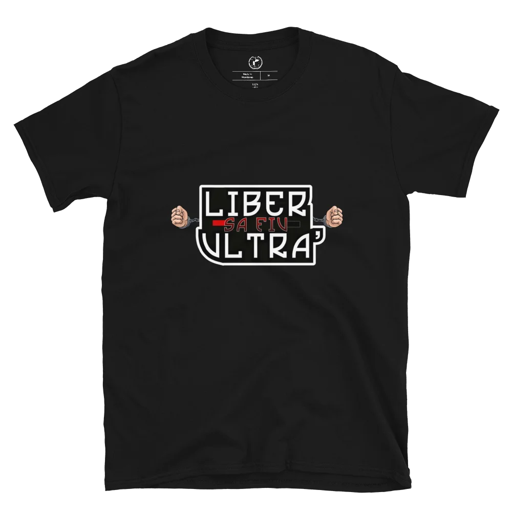 Tricou Liber să Fiu Ultra' || Negru și Roșu product image (2)