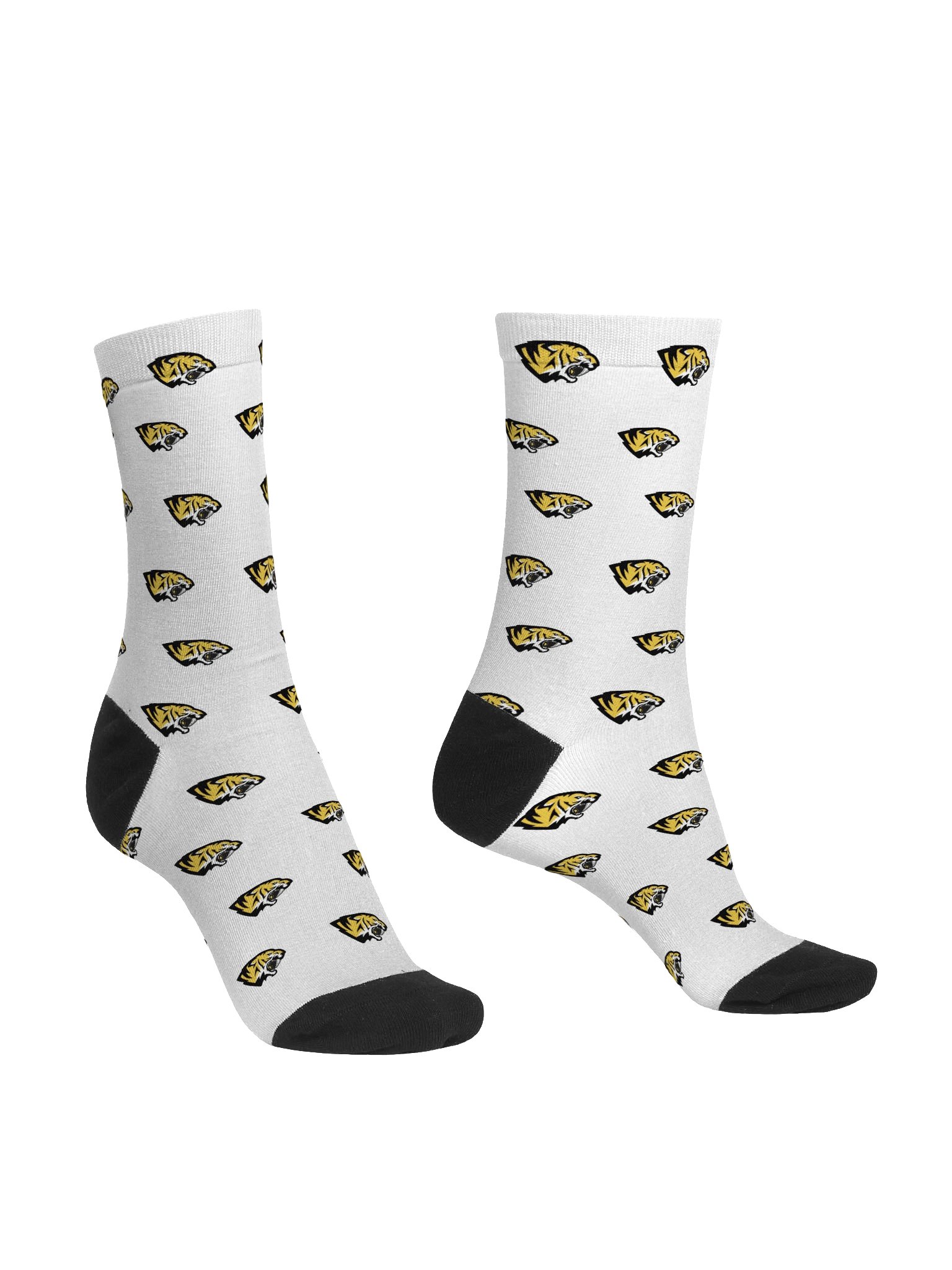 Grid-Pattern Crew Socks product image (3)