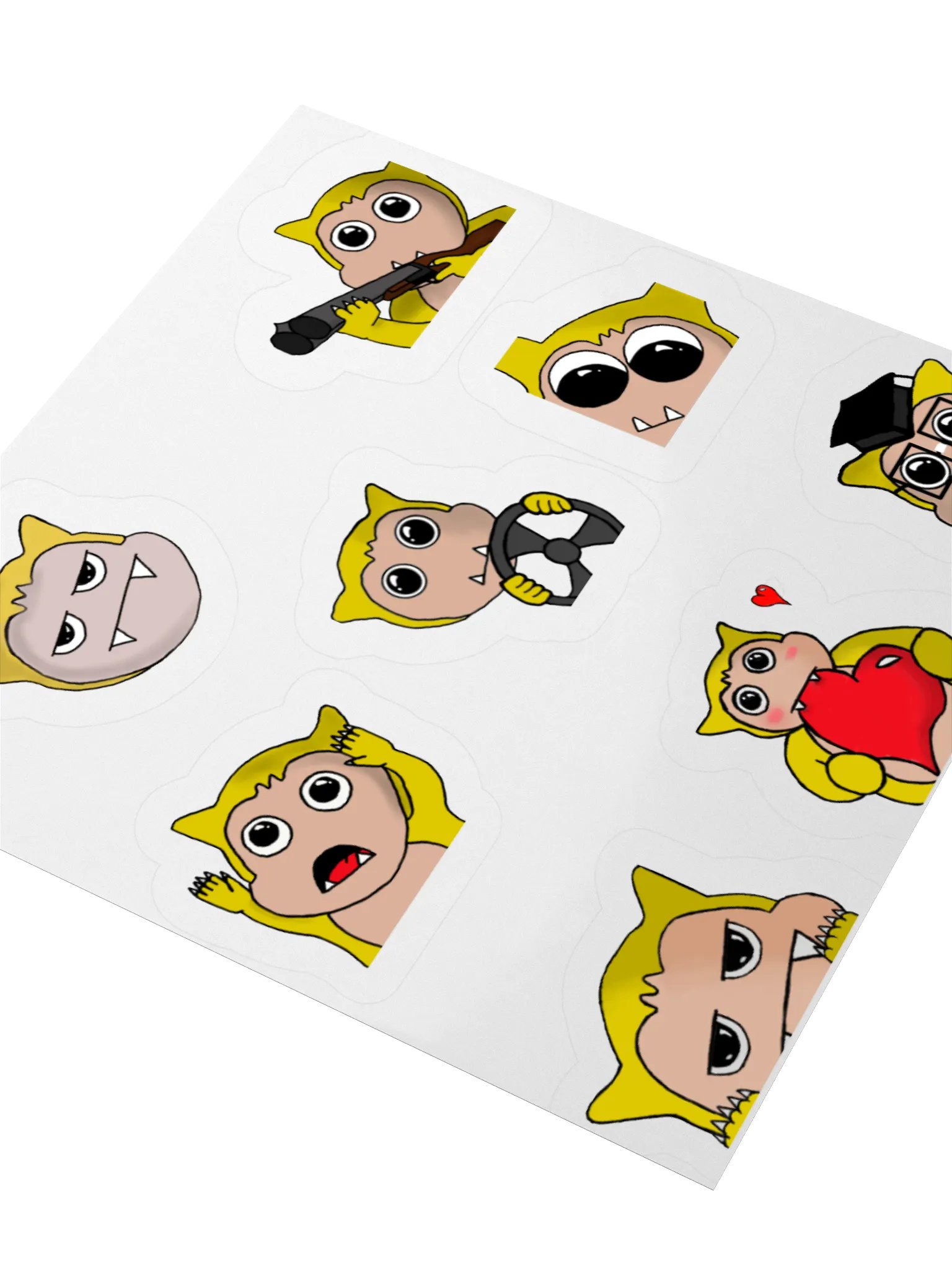 Emote Stickers 1 product image (1)