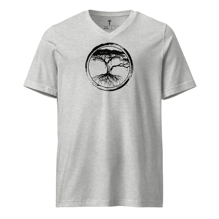 ONE KING Rooted IV V-Neck Tee black print product image (5)