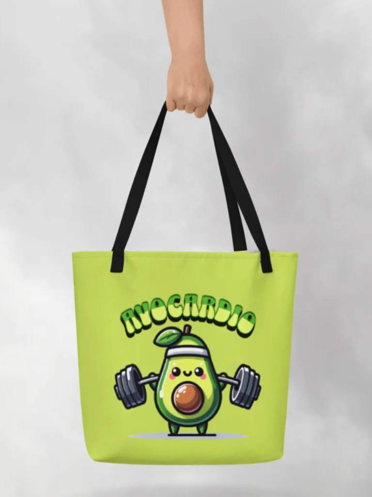 Avocardio Fitness Tote Bag product image (5)