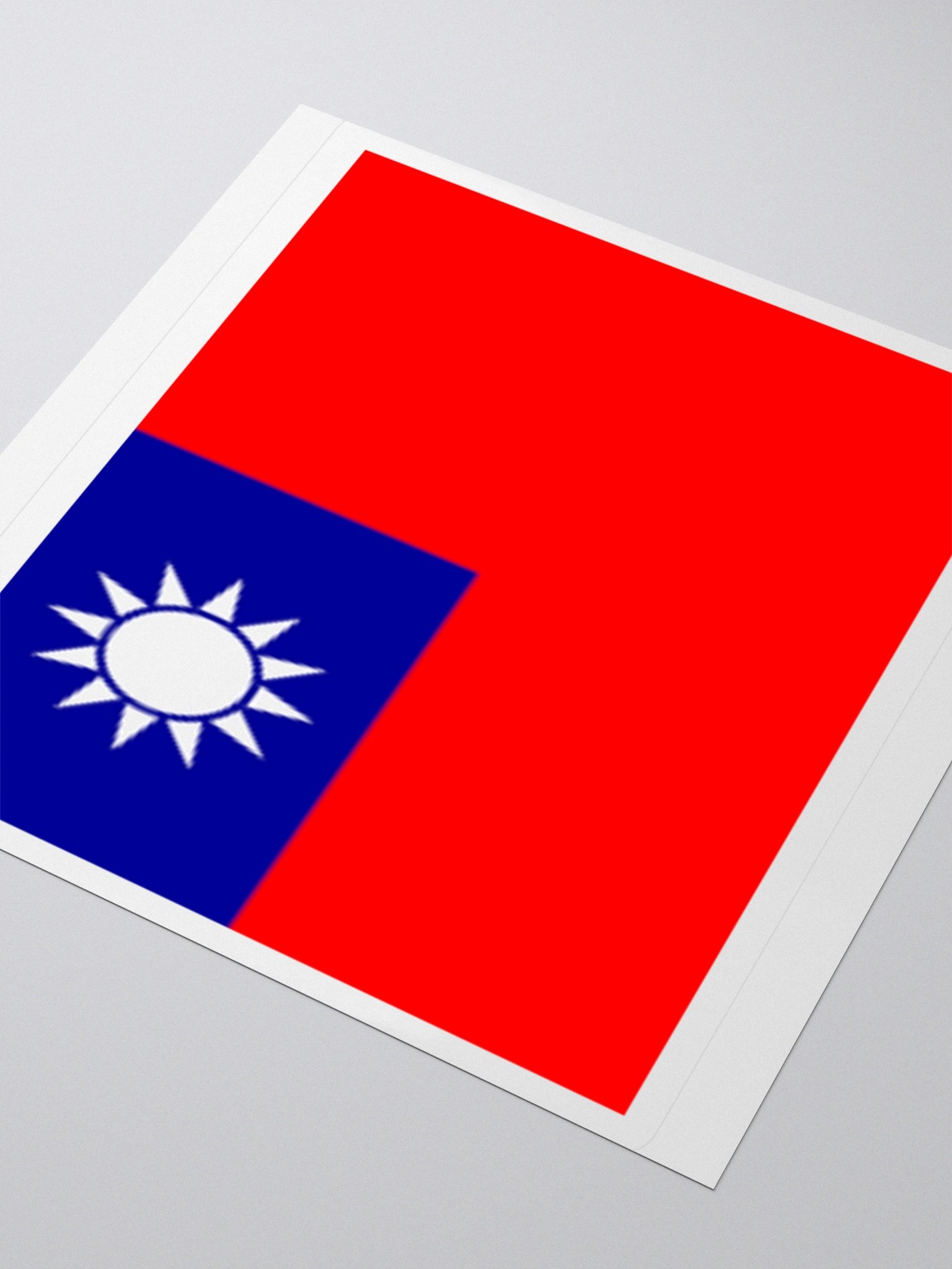 Exclusive Taiwan Flag Kiss-Cut Stickers - High-Quality Vinyl, Multiple Sizes product image (8)