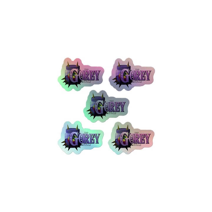 You’ve met with a terrible fate, haven’t you? - Kiss-Cut Holographic Sticker Sheet product image (1)