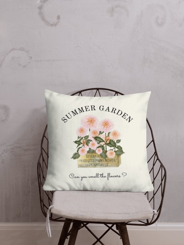 CAN YOU SMELL THE FLOWERS - SUMMER GARDEN PILLOW for COTTAGE LOVERS product image (2)