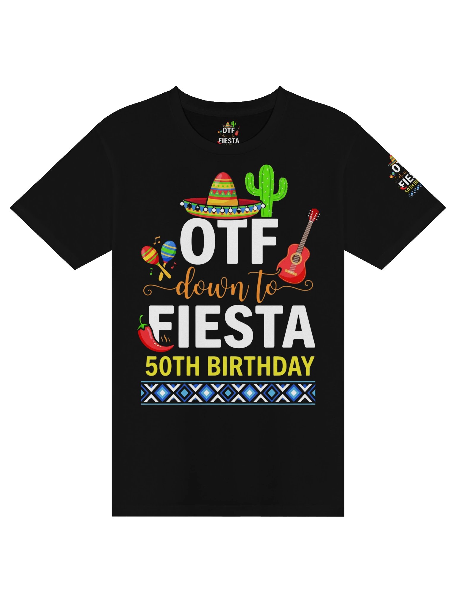 DTF Down to Fiesta Cinco De Mayo 50th Birthday T-Shirt product image (6)