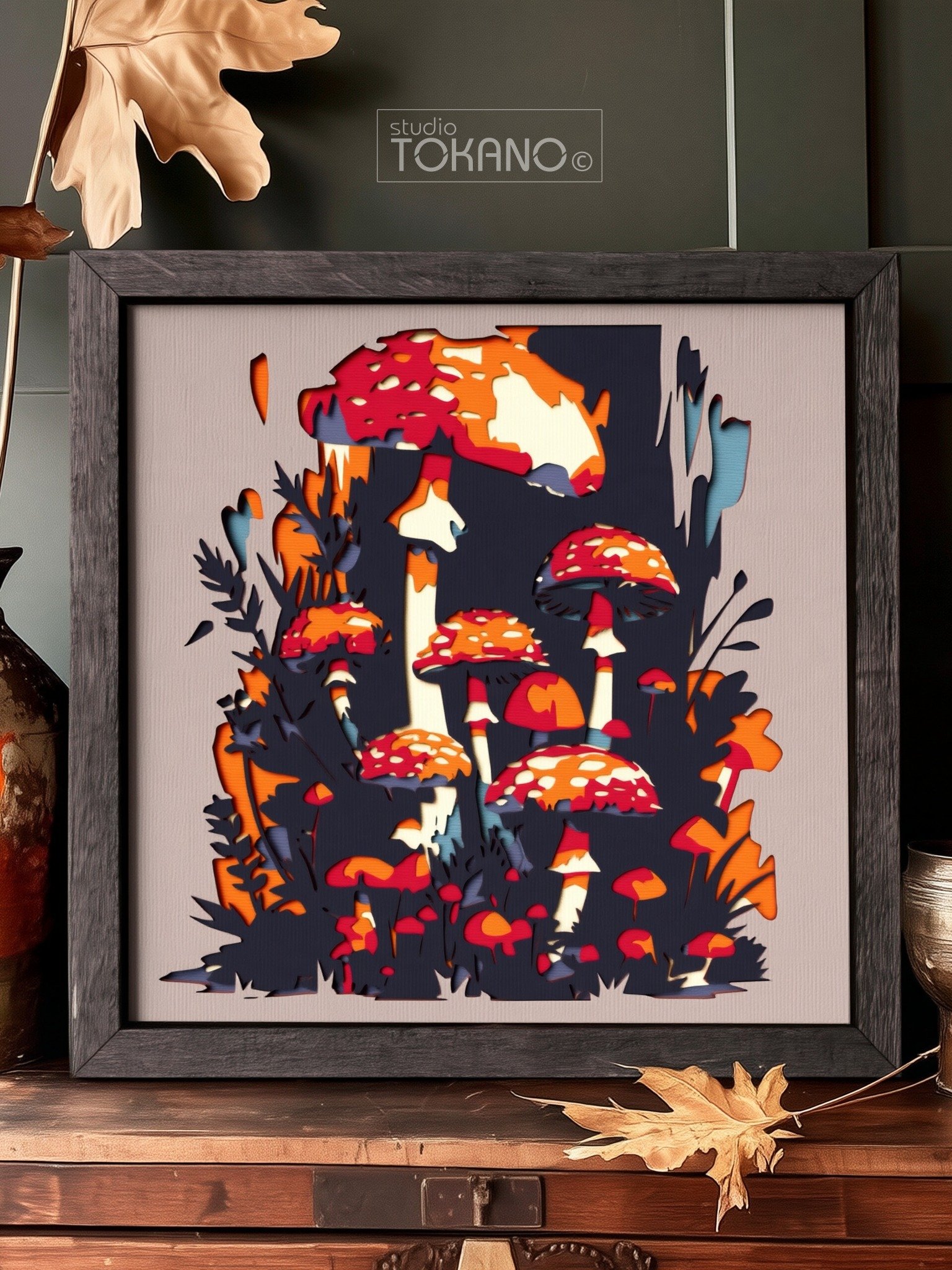 Enchanted Mushroom Shadow Box product image (1)
