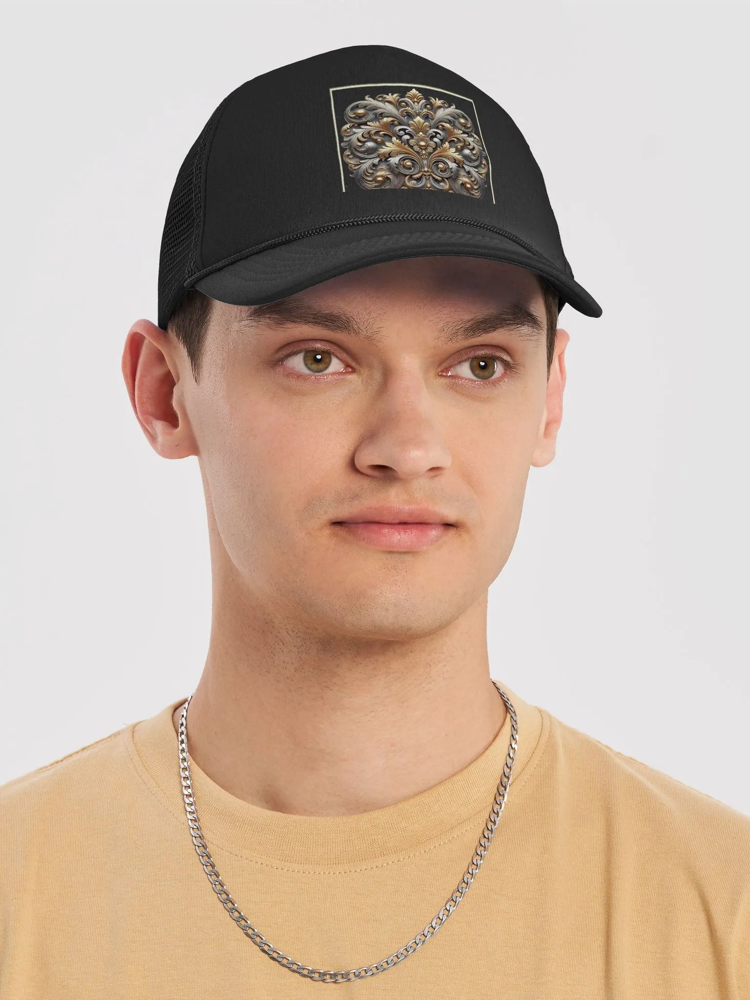 Ornate Elegance Foam Trucker Hat product image (10)