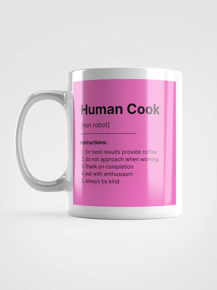 Human Cook Mug - Pink product image (1)