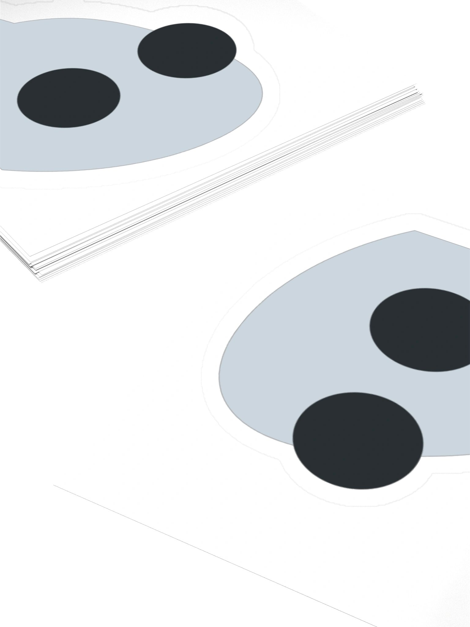 Corrupted Skull Emoji Sticker product image (4)