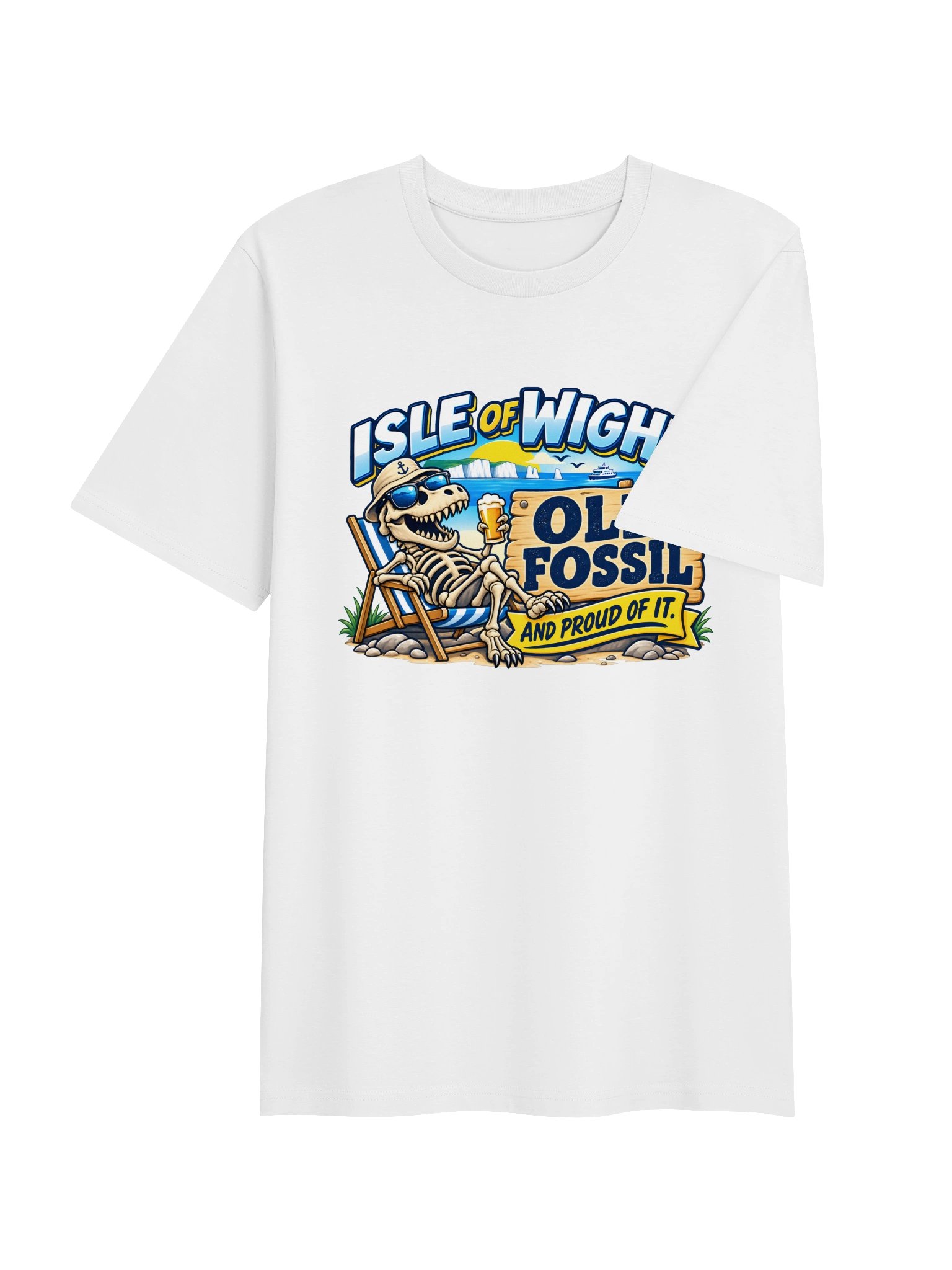 Isle of Wight Old Fossil T-Shirt – And Proud of It! product image (4)