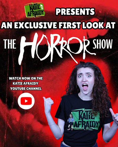 GUYS! IM GEEKING! They let my goofy self be the first person they let tour the @academymuseum new exhibit THE HORROR SHOW and...
