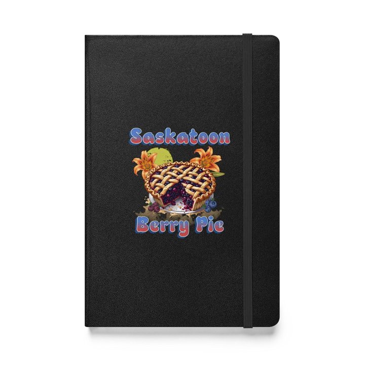 Saskatoon Berry Pie Hardcover Notebook product image (1)
