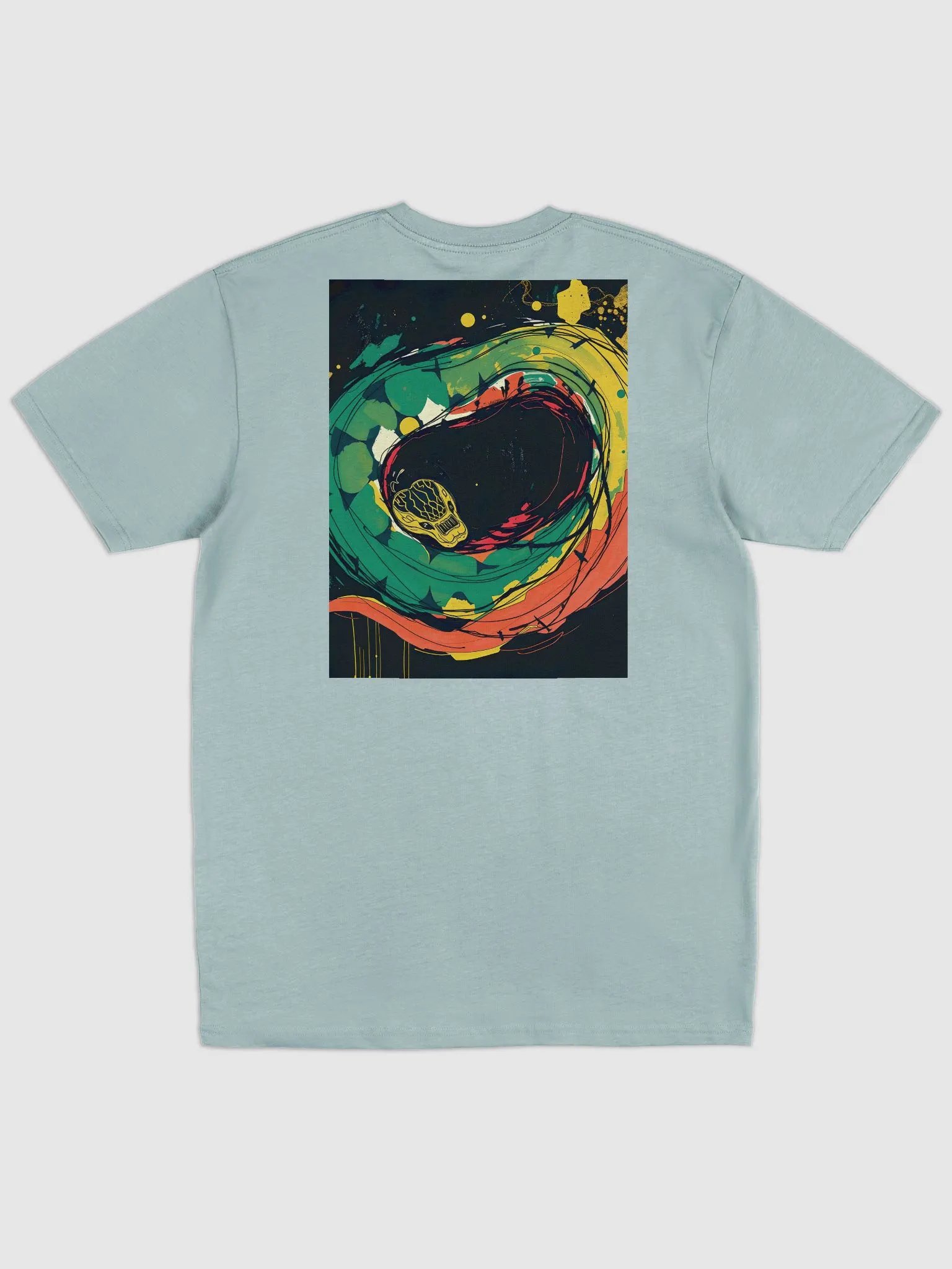 image on both sides, beautiful python Premium Heavyweight Tee product image (2)
