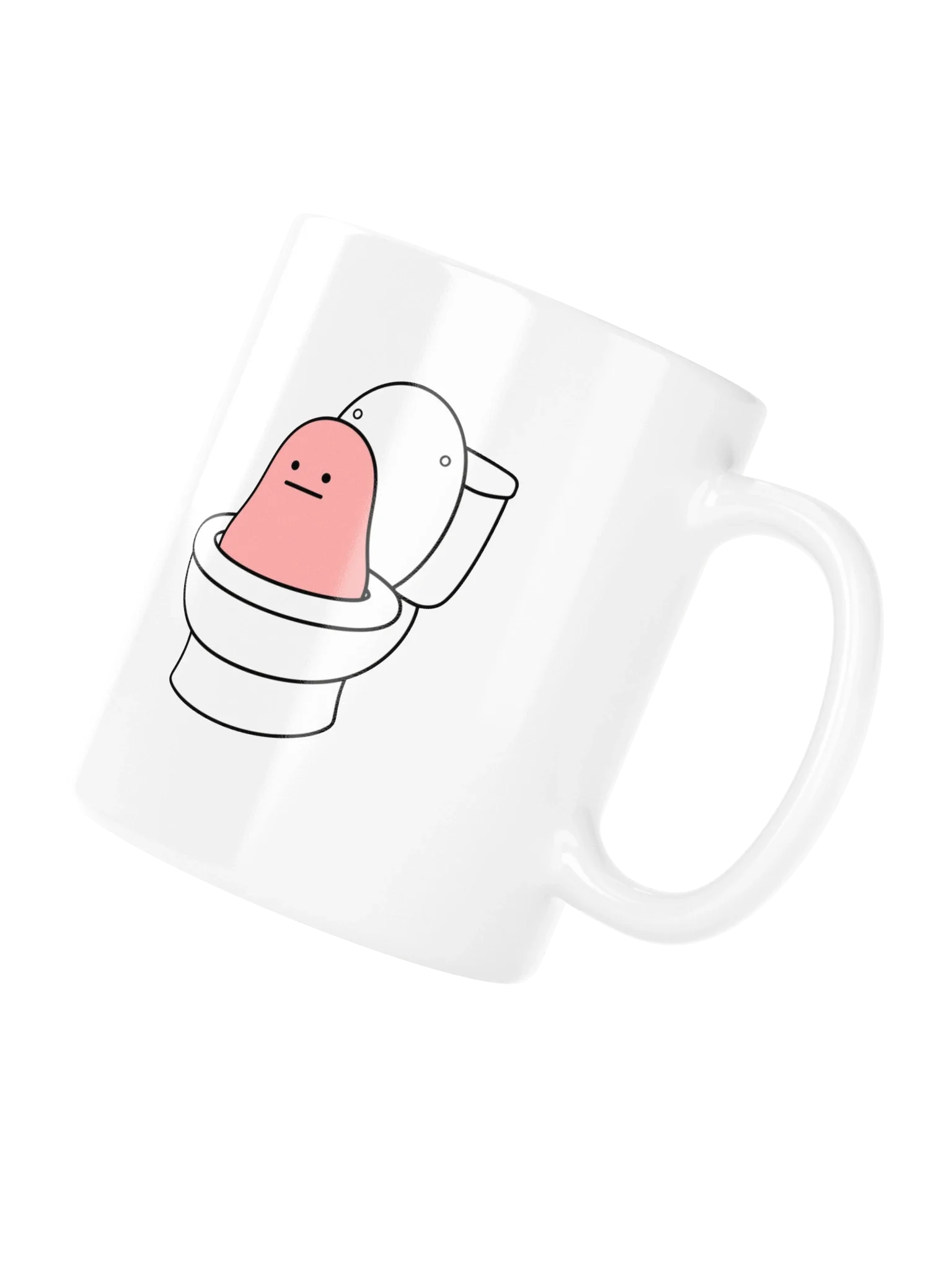 Toilet Meat Glossy Mug thumbnail 4