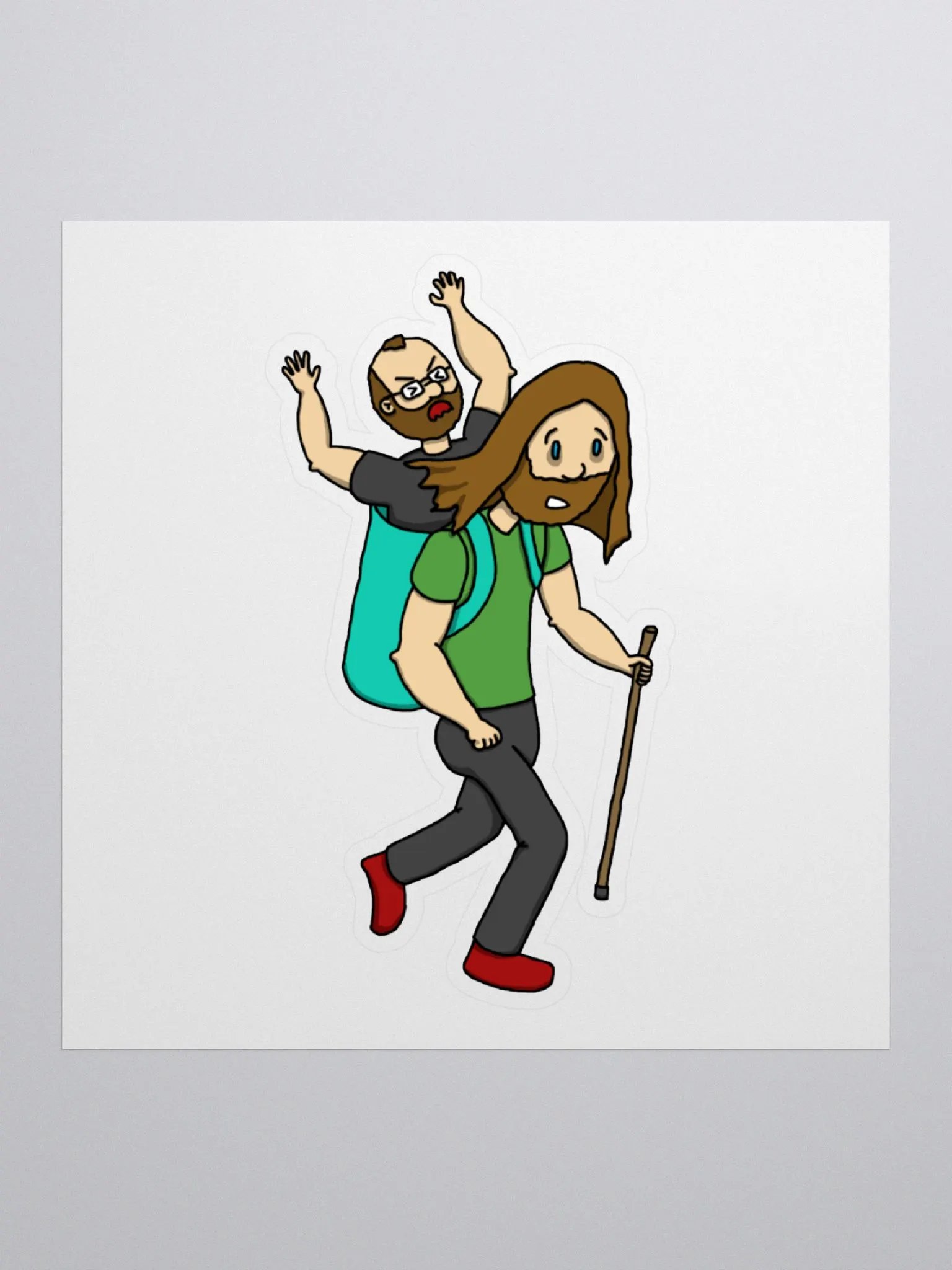 Little brat Tiny Tony sticker product image (1)