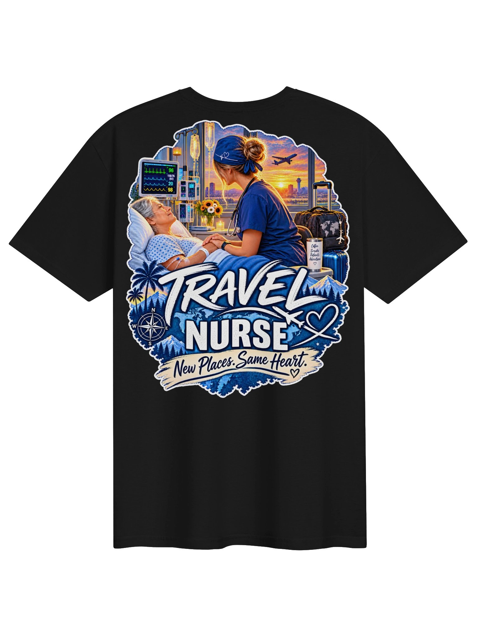 RN Travel Nurse Adventure Tee product image (2)