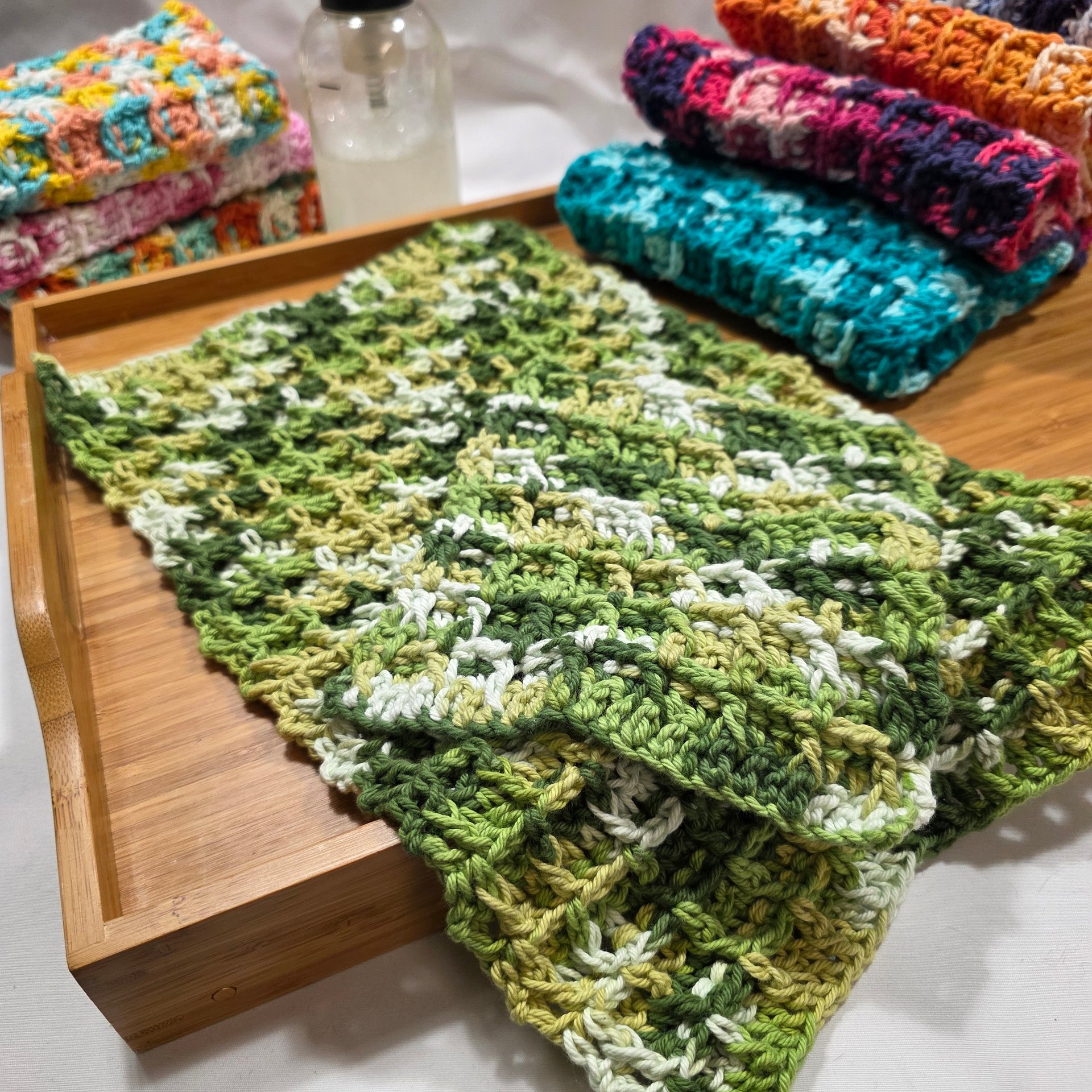 Crochet Cotton Dish Towel Set: Limited Edition Spring Kitchen Decor product image (9)