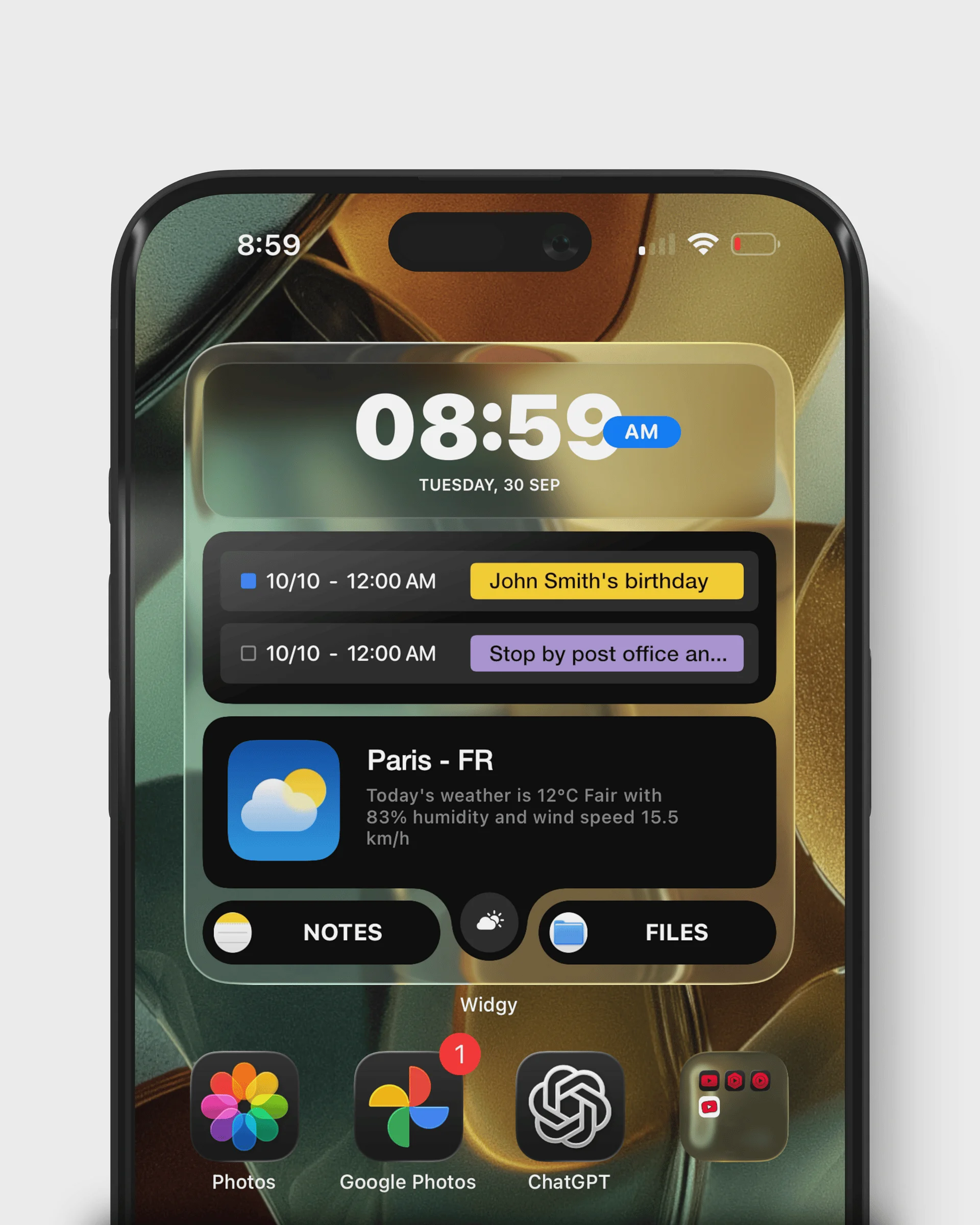 At a Glance Widgy Widget product image (3)