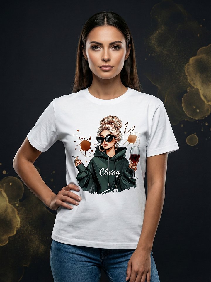Classy Mood – Women’s Premium Graphic T-Shirt product image (1)