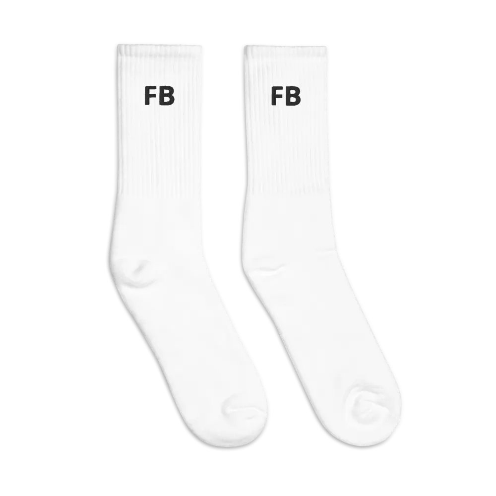 Comfort Embroidered Crew Socks product image (3)