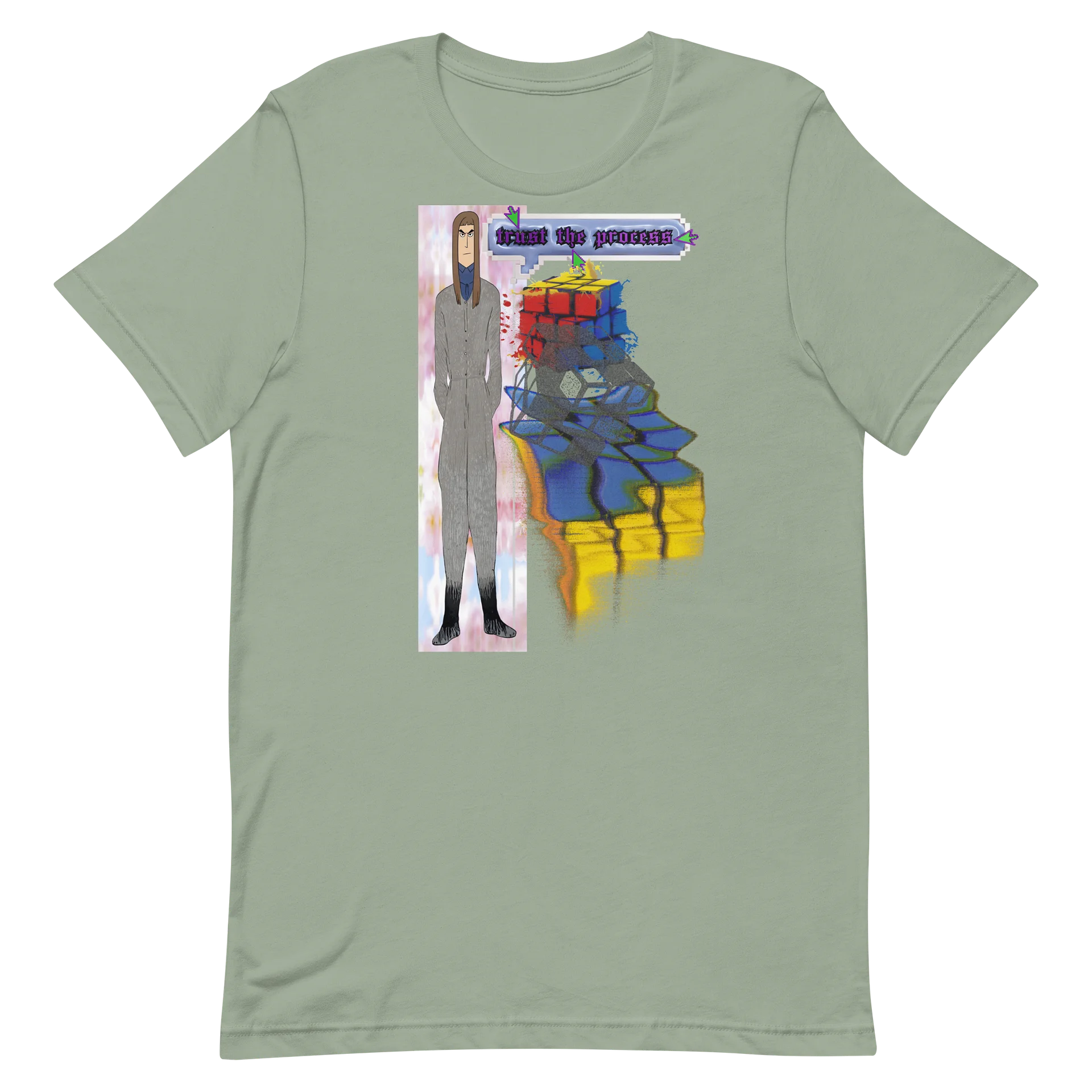 Trust the Process Glitch Tee product image (7)