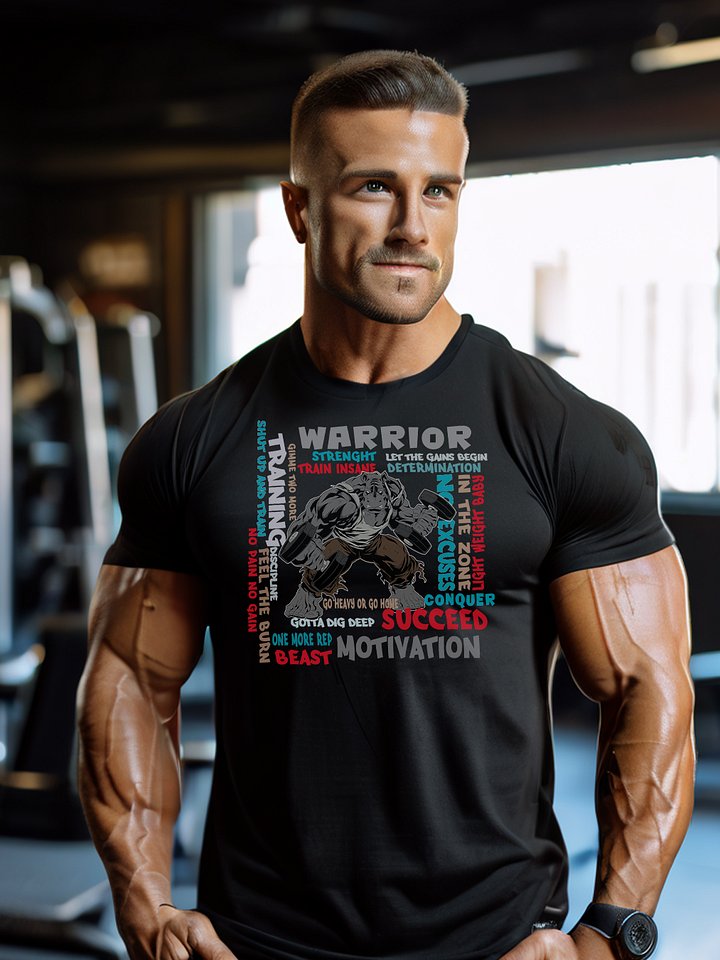 Gym Workout Motivational Inspirational Phrases T-shirt product image (1)
