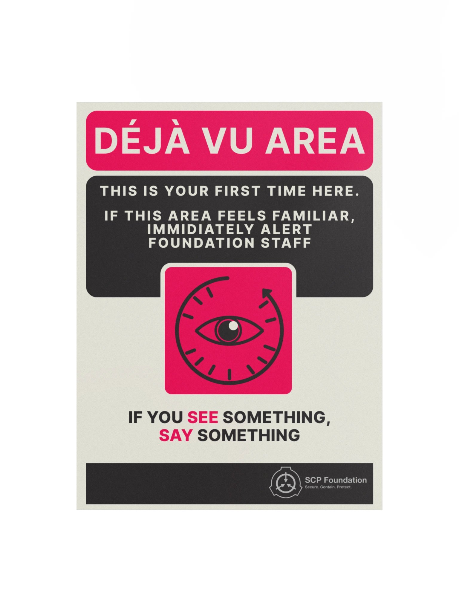 DEJA VU AREA Poster product image (1)