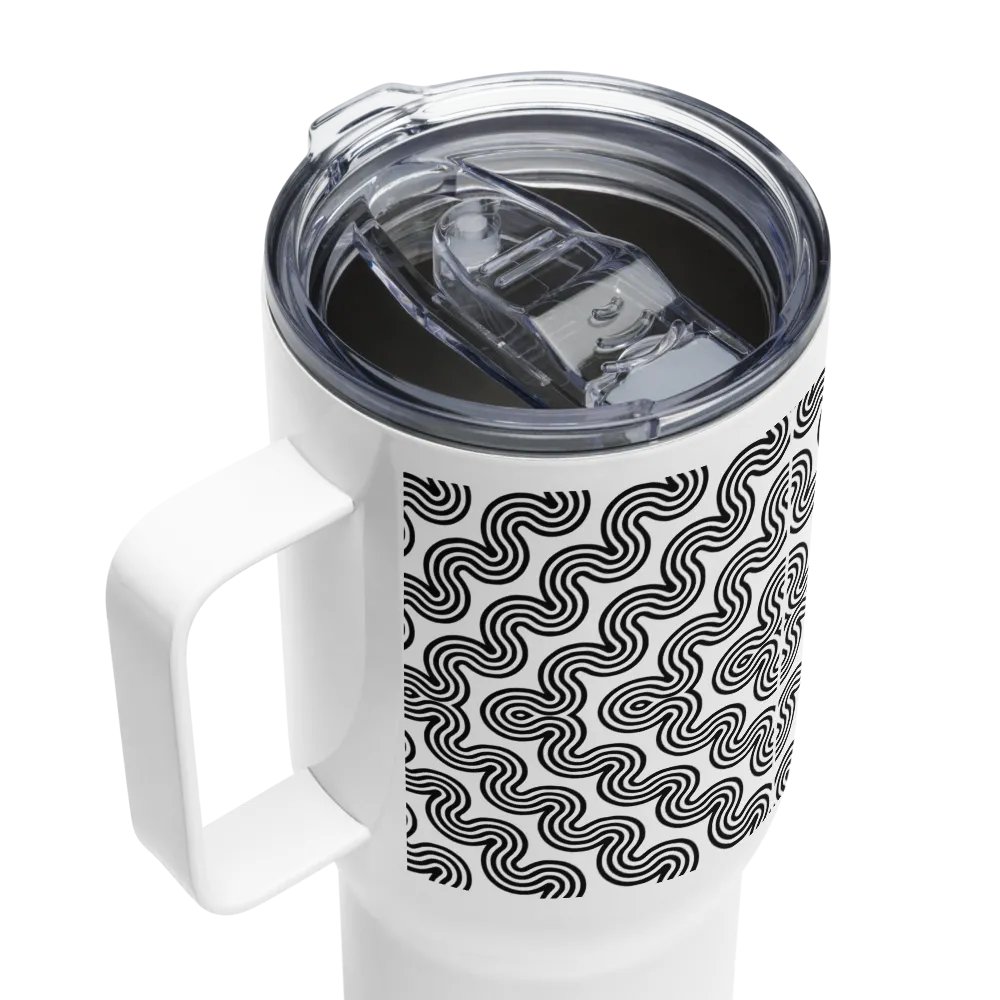 Monochrome Maze 25 oz Travel Mug product image (3)