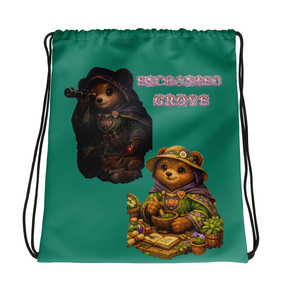 Kingdoms Herbalist Spy All-Over Drawstring Bag product image (1)