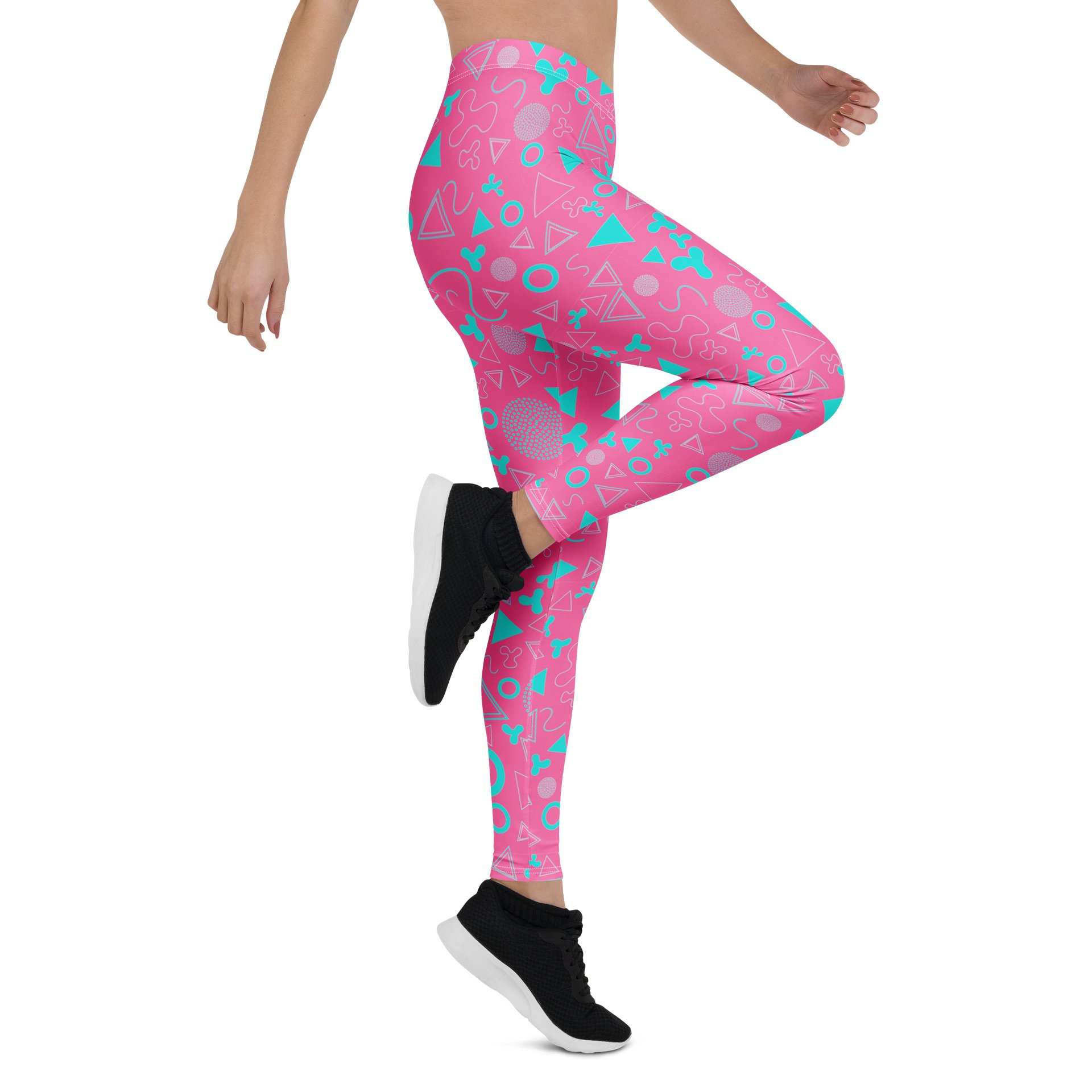 Fashion-Forward Vibrant Geometry Leggings for Daily Wear product image (6)