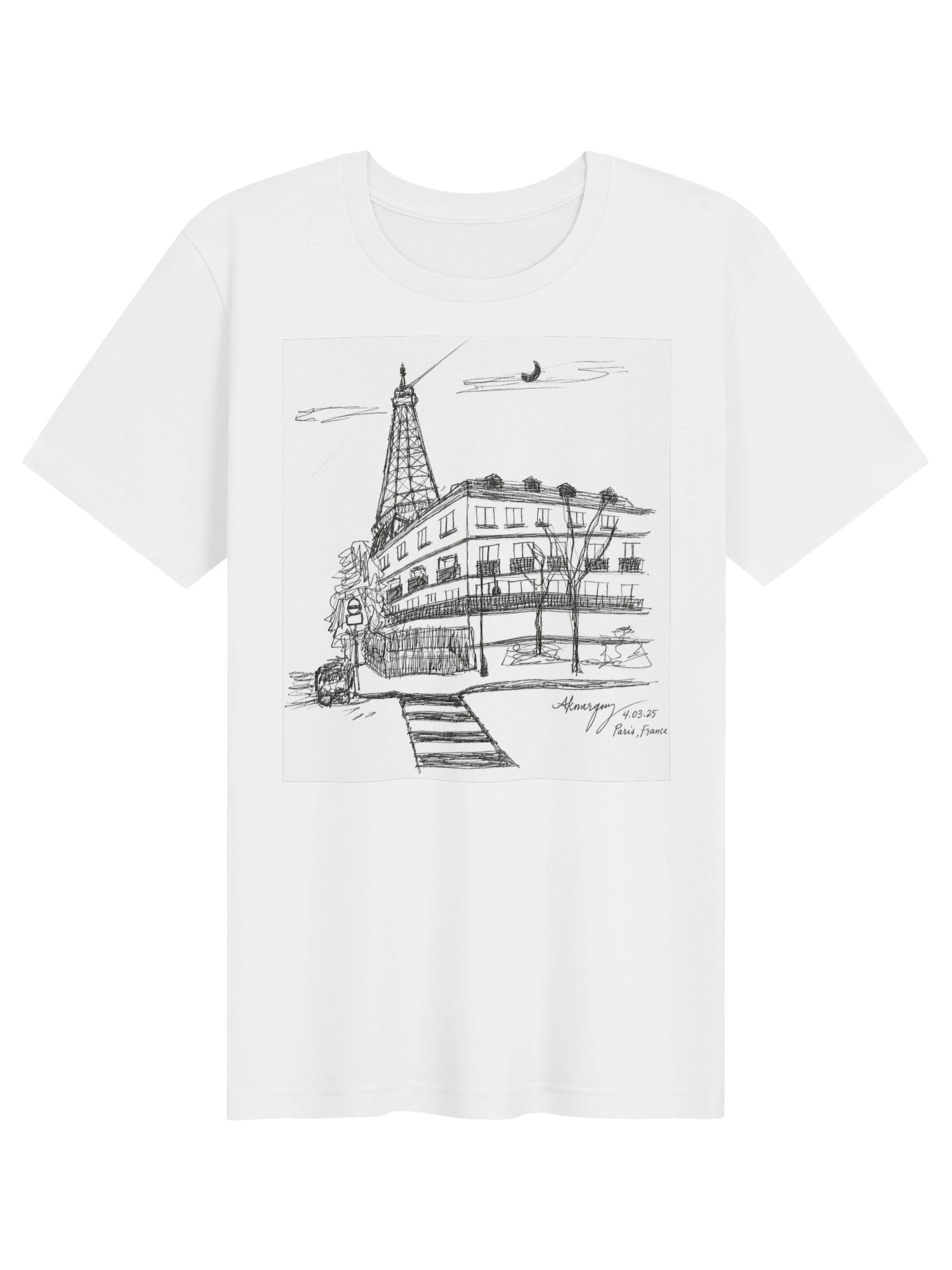 AK’s Love Affair With Paris - T-Shirt (Unisex Slim Fit - XS to 3XL) product image (1)