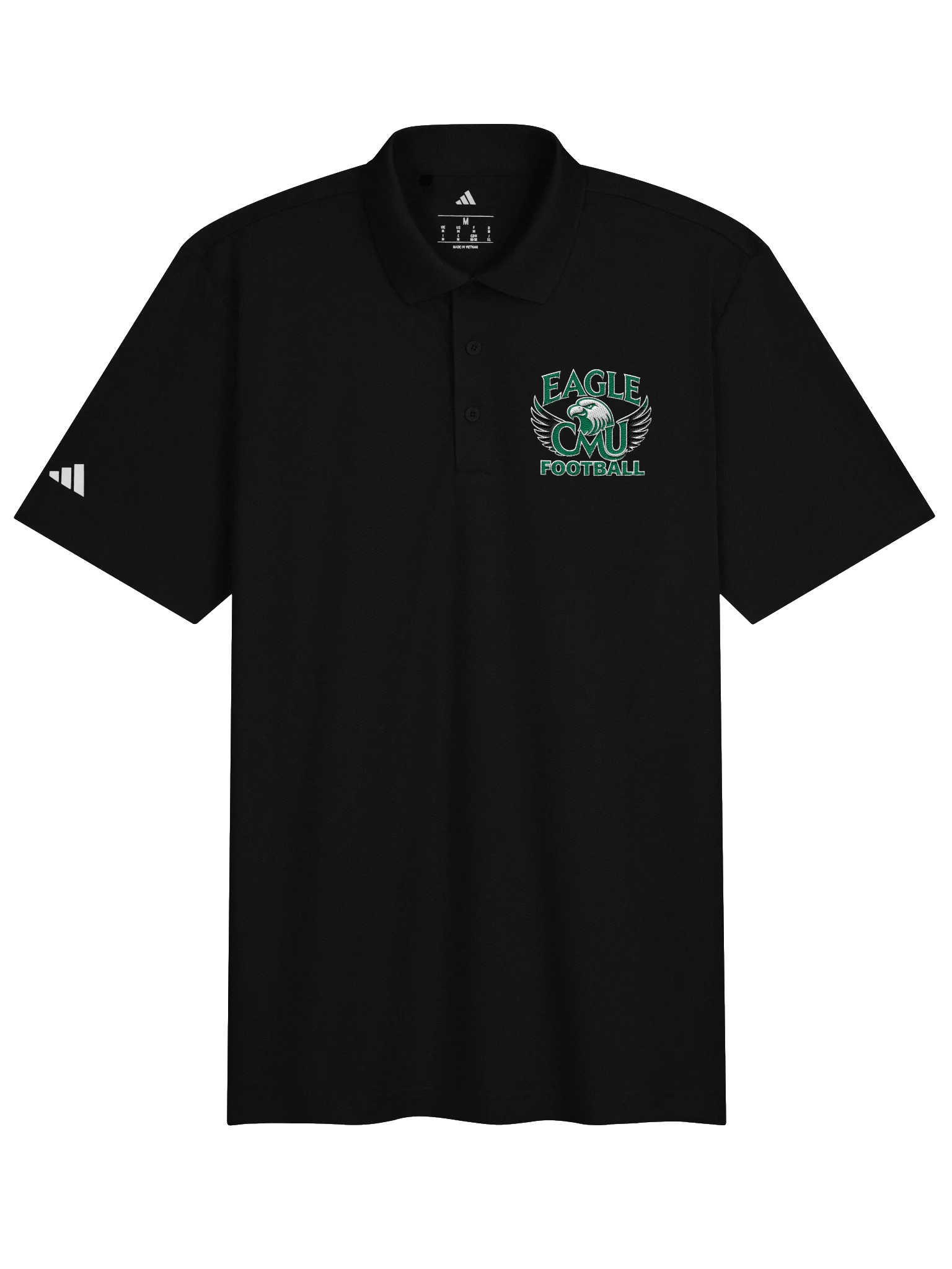 Eagle CMU Football Adidas Polo product image (2)