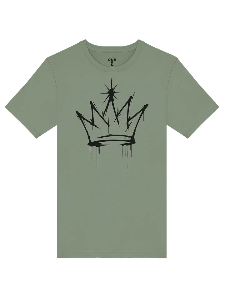 ONE KING Urban Crown Premium T-Shirt black print product image (1)