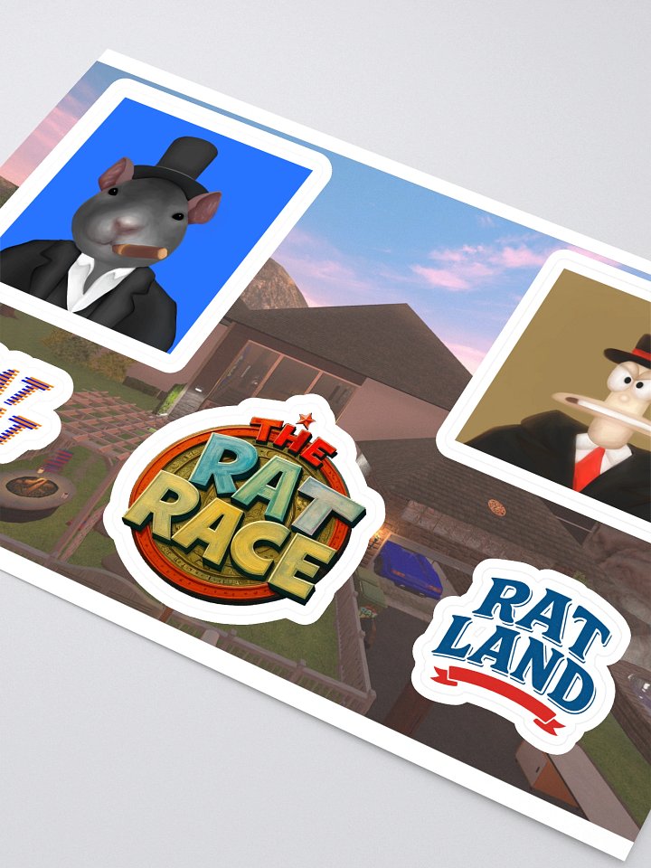 RAT LAND STICKER SHEET 2 product image (2)