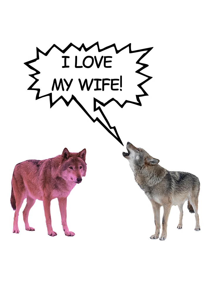 I LOVE MY WIFE! Sticker product image (1)
