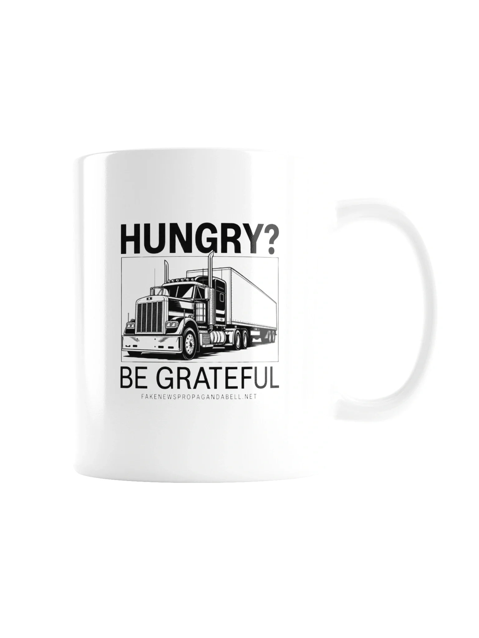 Hungry Be Grateful - Accent Coffee Mug