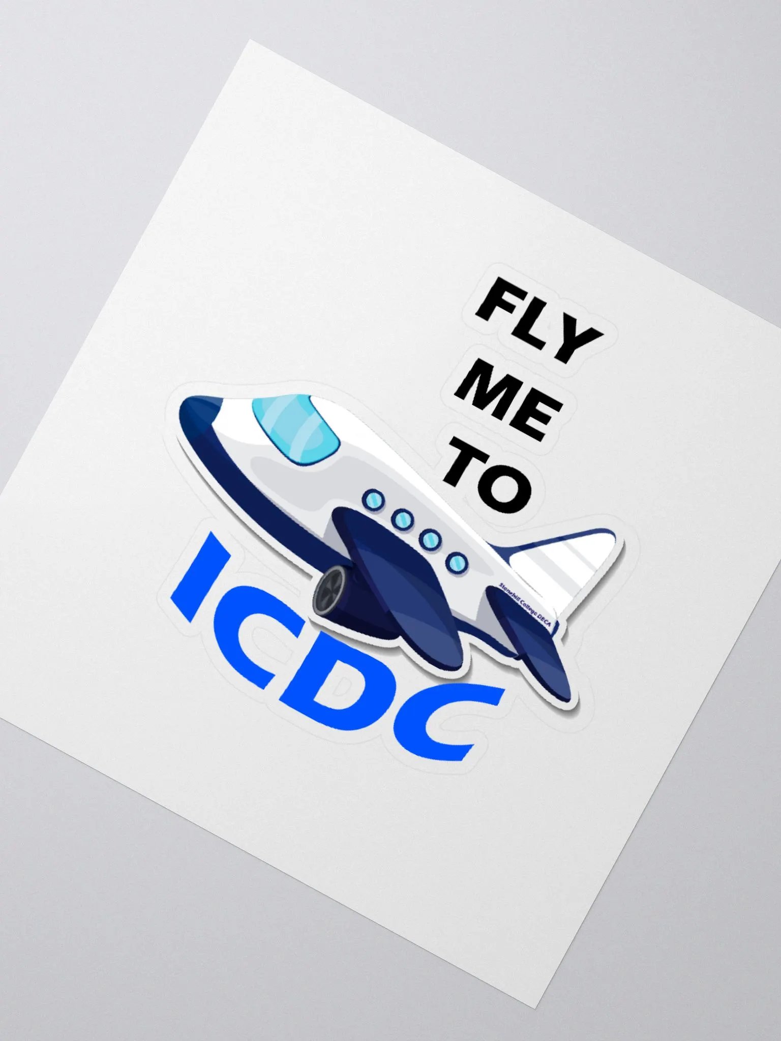 Fly Me to ICDC Sticker product image (2)