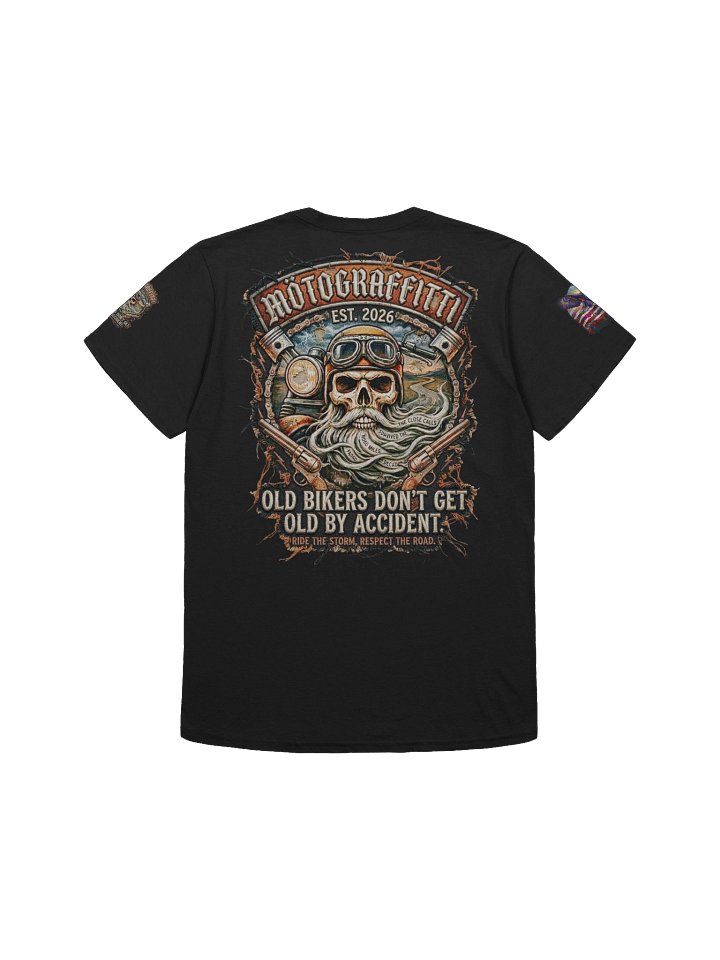 Old Men MötoGraffitti Gothic T-Shirt product image (2)