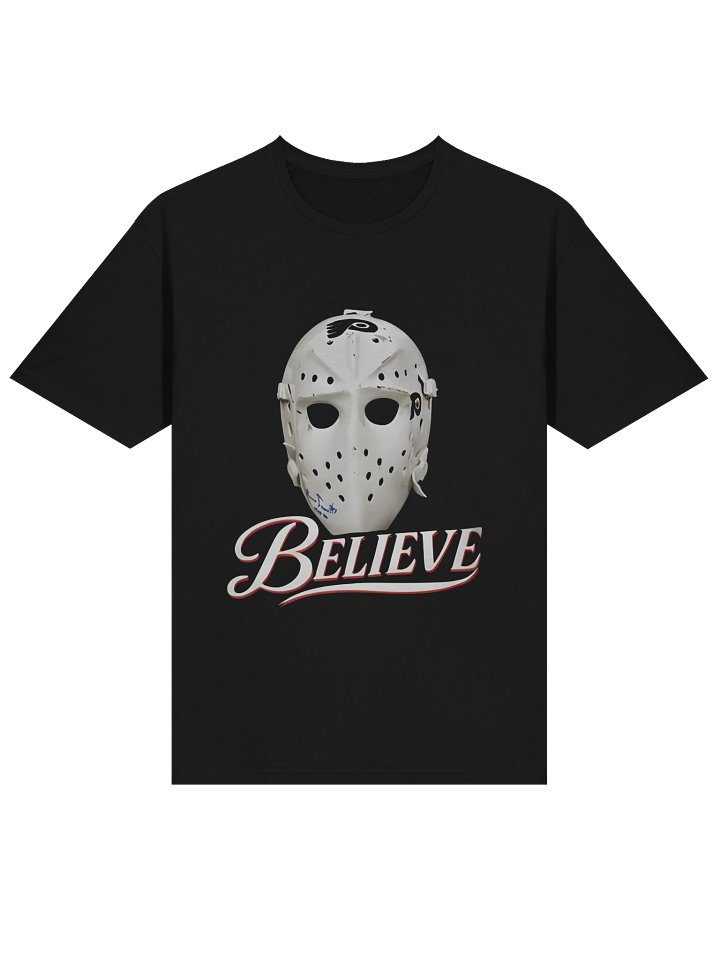 Bernie Parent Ice Hockey Mask Believe Shirt product image (2)