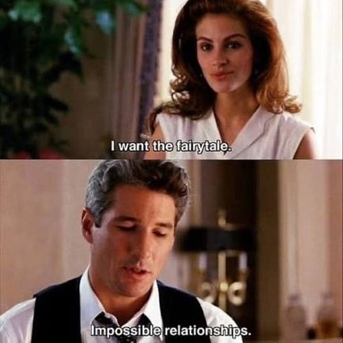 Unrealistic expectations 💖