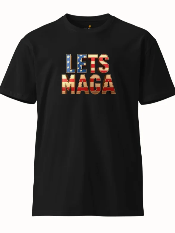 Patriotic Flag Print Tee product image (5)