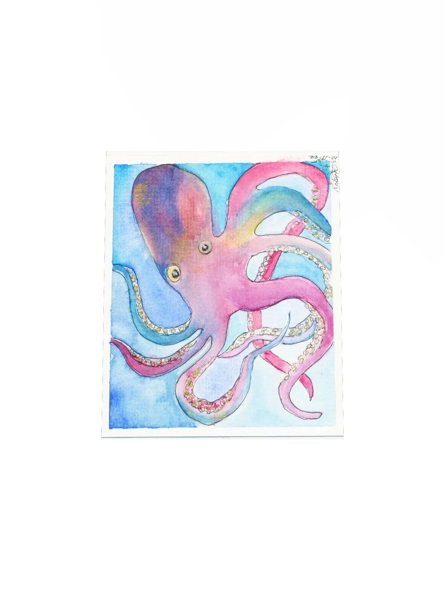 Rainbow Octopus Print product image (4)