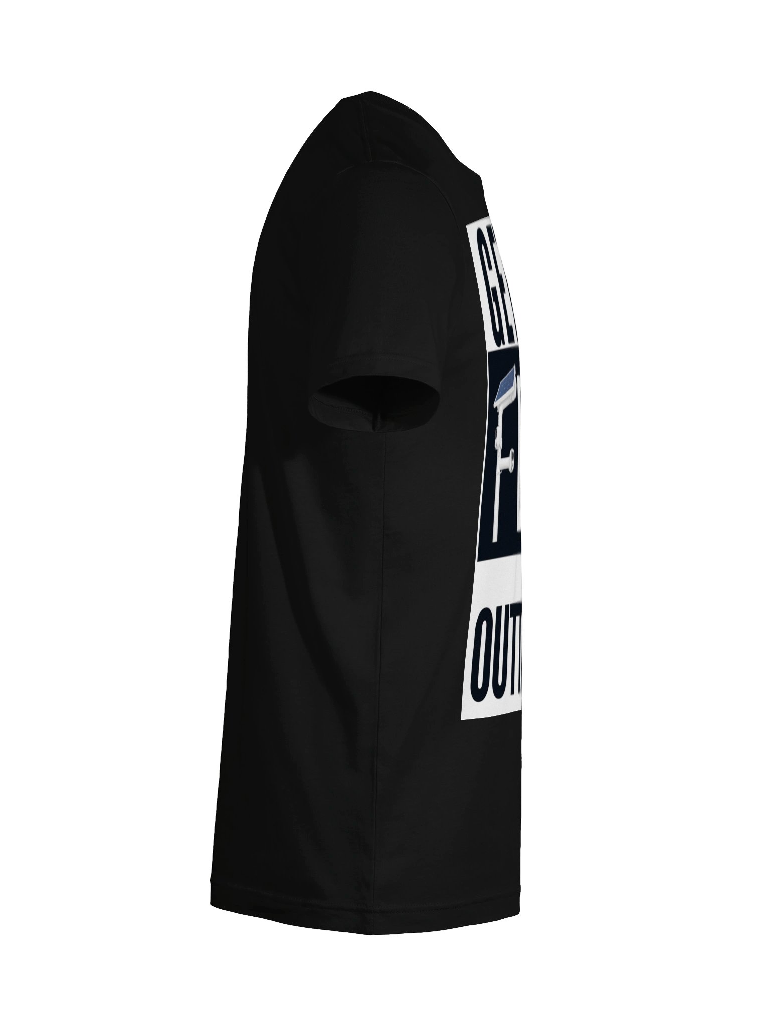 GET THE FLOCK OUTTA HERE — Jake Underwood Show Black T-Shirt product image (10)