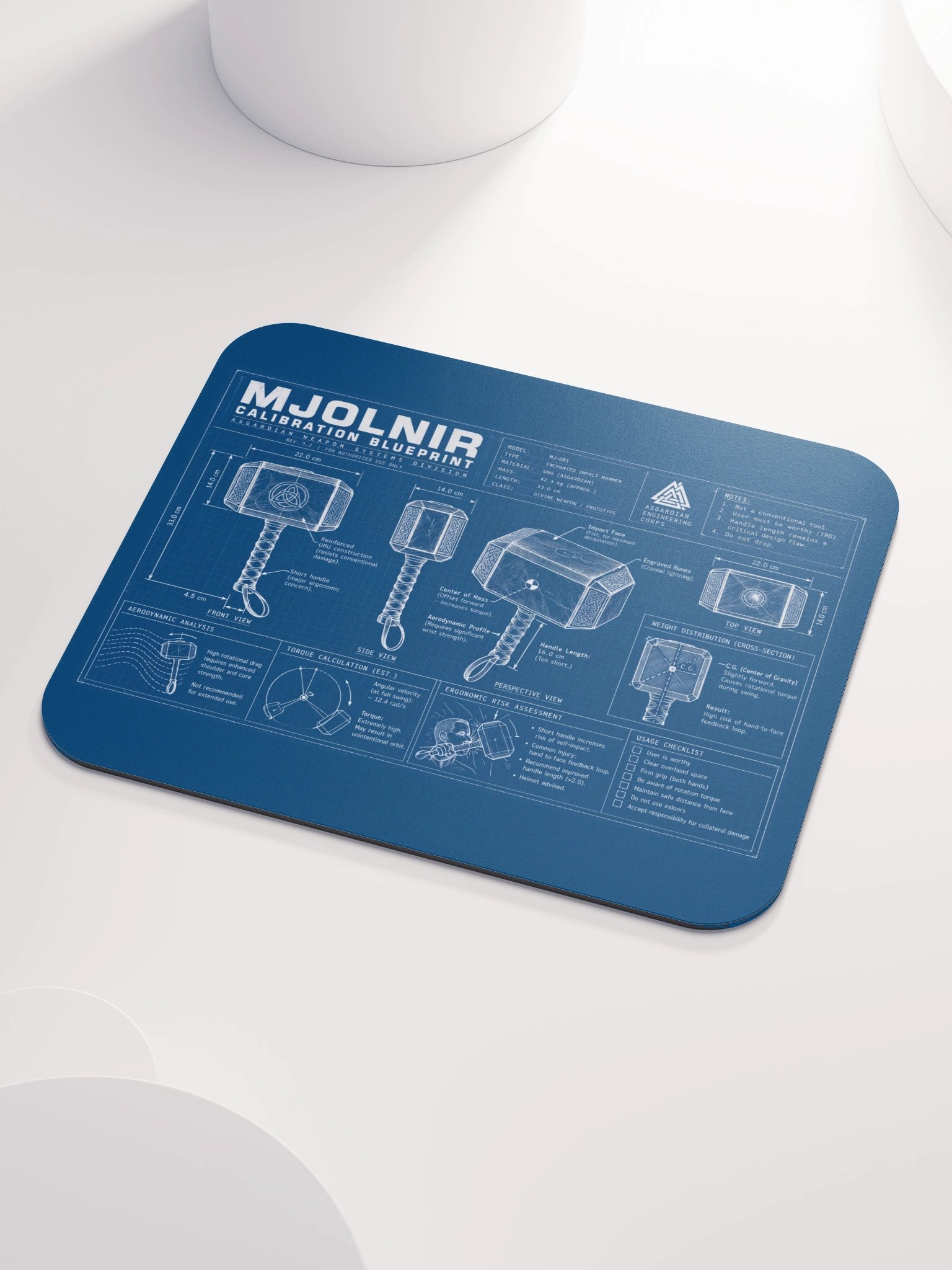 The Mjolnir Technical Specification Blueprint product image (6)