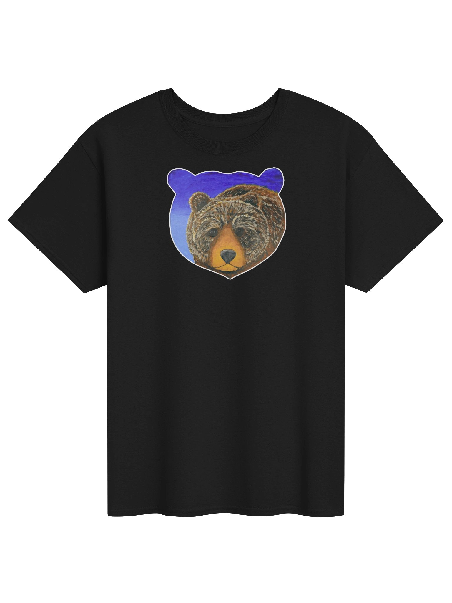 Bear Portrait Painting Print - Gildan Tee product image (31)