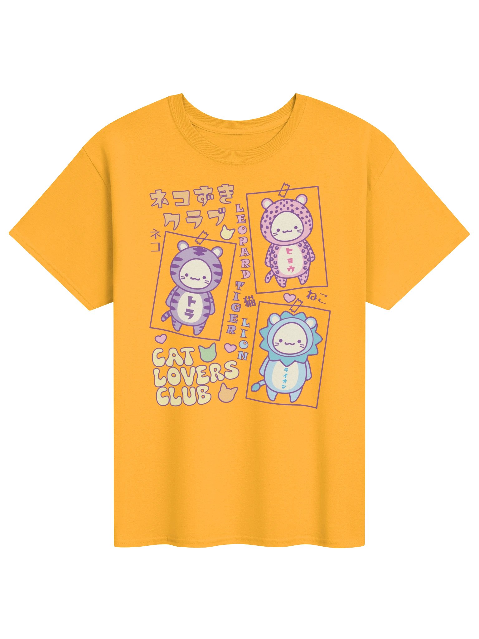CAT LOVERS CLUB 1 - Unisex Adult Heavyweight T-shirt product image (1)