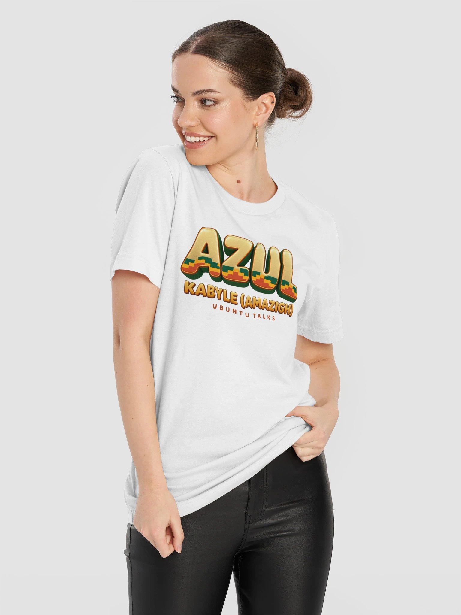 Ubuntu Talks Heritage — AZUL | Kabyle (Amazigh) Heritage Tee product image (21)